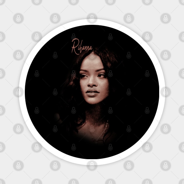 Rihanna Vintage Magnet by gwpxstore